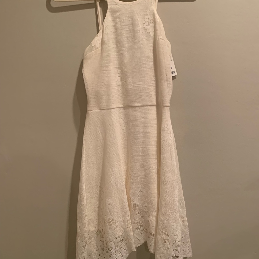 High neck Lacey dress